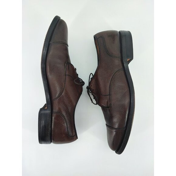 Allen Edmonds Men\'s Margate Brown Leather Oxford Size 9D
